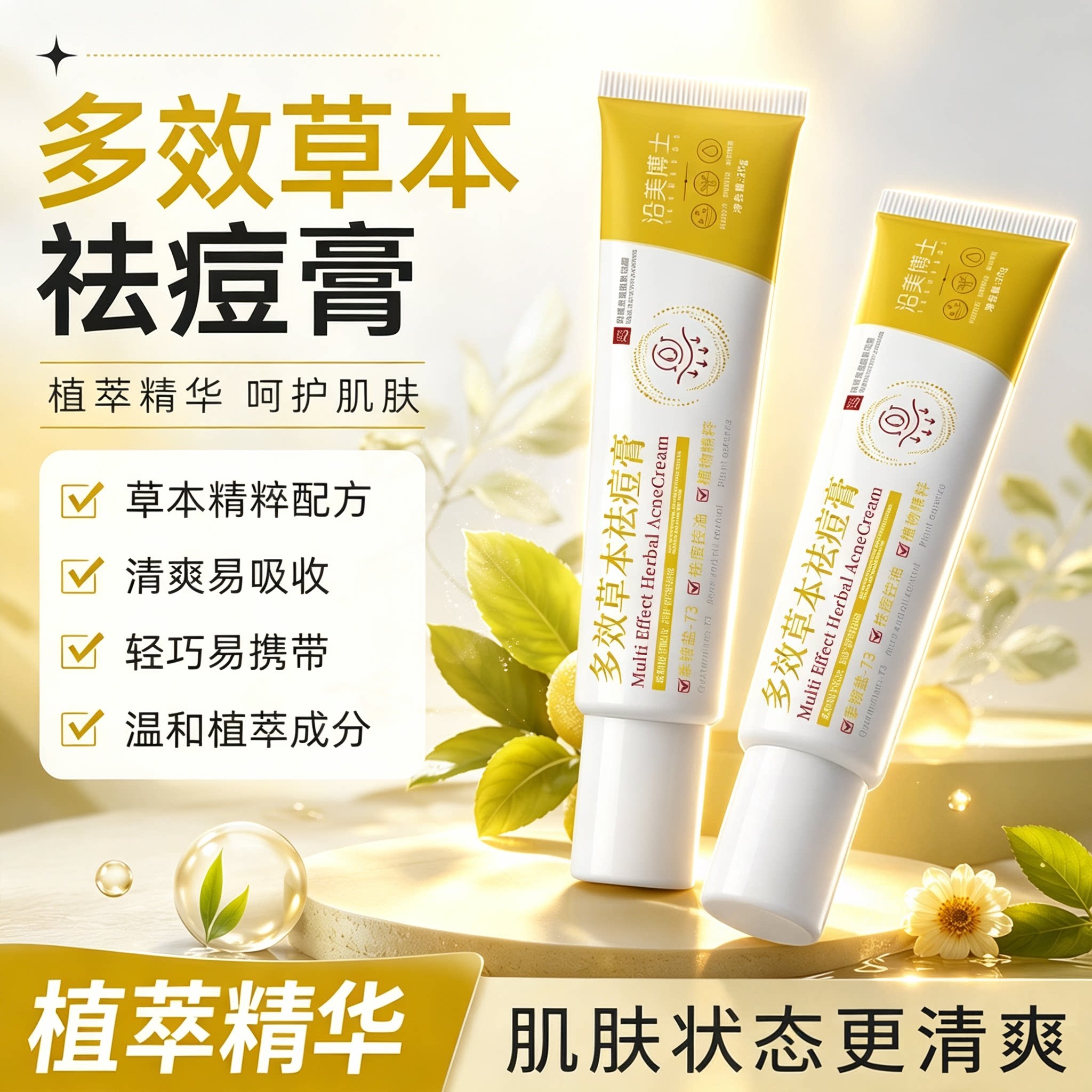 沿美博士多效草本祛痘膏