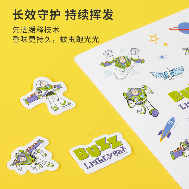 Miniso, Disney, полиуретановая детская защитная наклейка, наклейка для поездок, наклейки от комаров