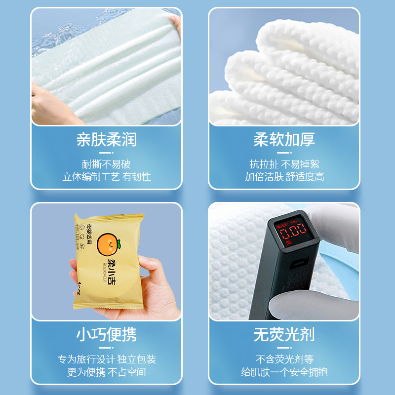 名创优品柔小吉压缩浴巾