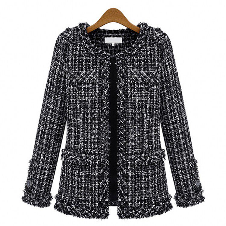 2016 Europe women jacket short coats slim woollen coat lady