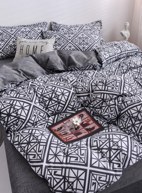 bed sheets set cotton quilt duvet cover beddings 4sets Queen