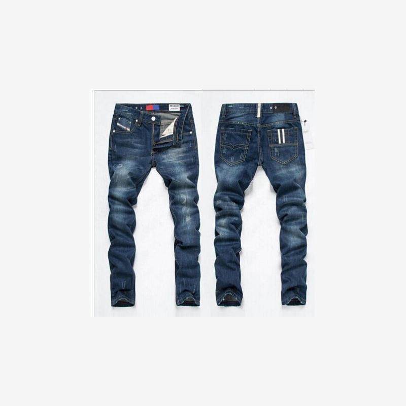 2016 fashion famous brand men jeans straight denim trousers