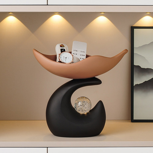 沛纳丽时来运转玄关钥匙手表收纳摆件中古风家居装饰品新居礼品