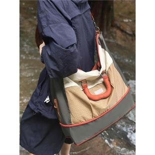 大容量短途旅行包女可折叠出差男行李包收纳袋轻便扩容斜挎手提包