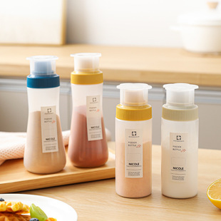 多功能旋转撒粉瓶防潮面粉糖粉咖啡粉家用撒粉罐烧烤调料罐洒粉瓶