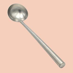 加厚不锈钢炒壳炒勺厨房大汤壳炒菜大勺大锅铲木柄炒壳1斤勺12两