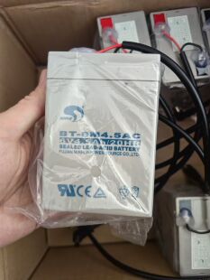 四方吊钩称电子吊秤6V4.5AH电子吊秤电瓶带连接线铅酸电池