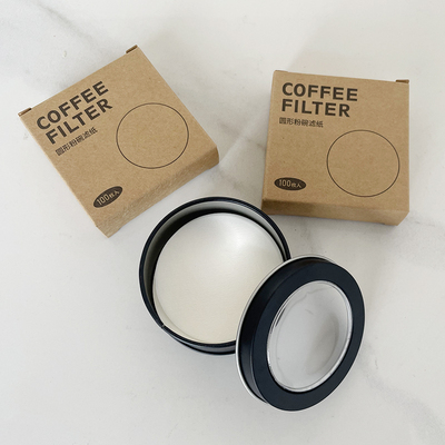 KW咖啡滤纸意式咖啡机滤纸粉碗滤纸58mm滤纸圆形滤纸收纳盒摩卡壶