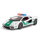 摩托 1：24迪拜超跑警车合金车模男孩玩具礼品摆件火车 汽车模型