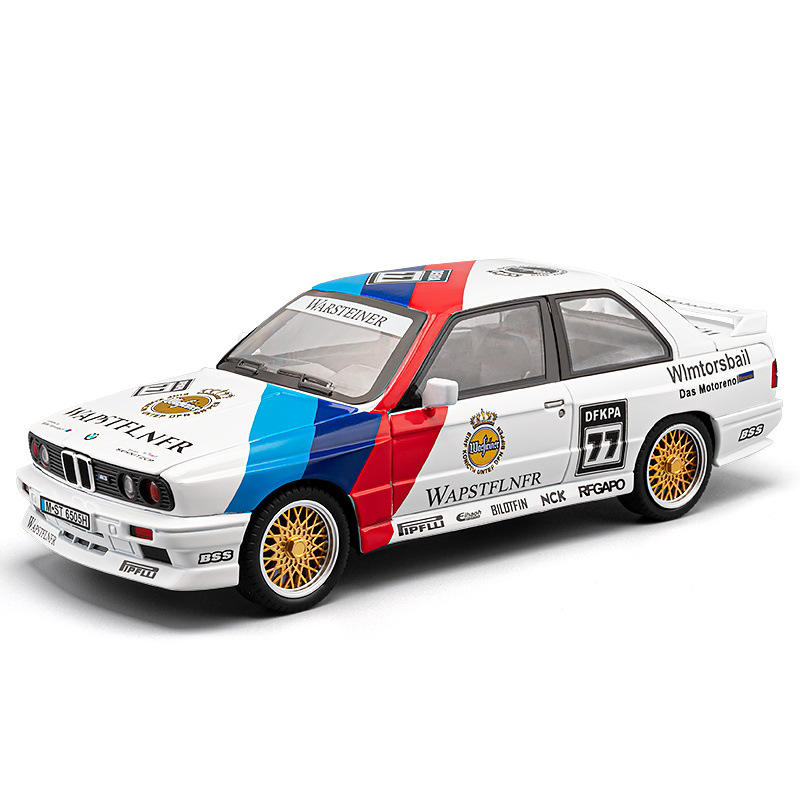 新款 车致1:24M3赛道版合金仿真汽车模型男孩车载摆件玩具