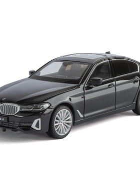 新款 正版授权1:24530li合金车模声光音效男朋友礼物汽车4s店赠品