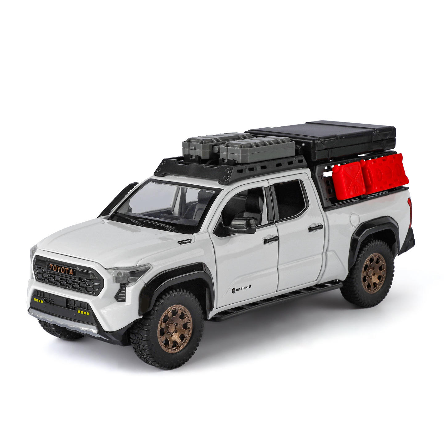 新款（哇噢定制）1:24塔库玛帐篷版合金越野车模型声光大孩子玩具