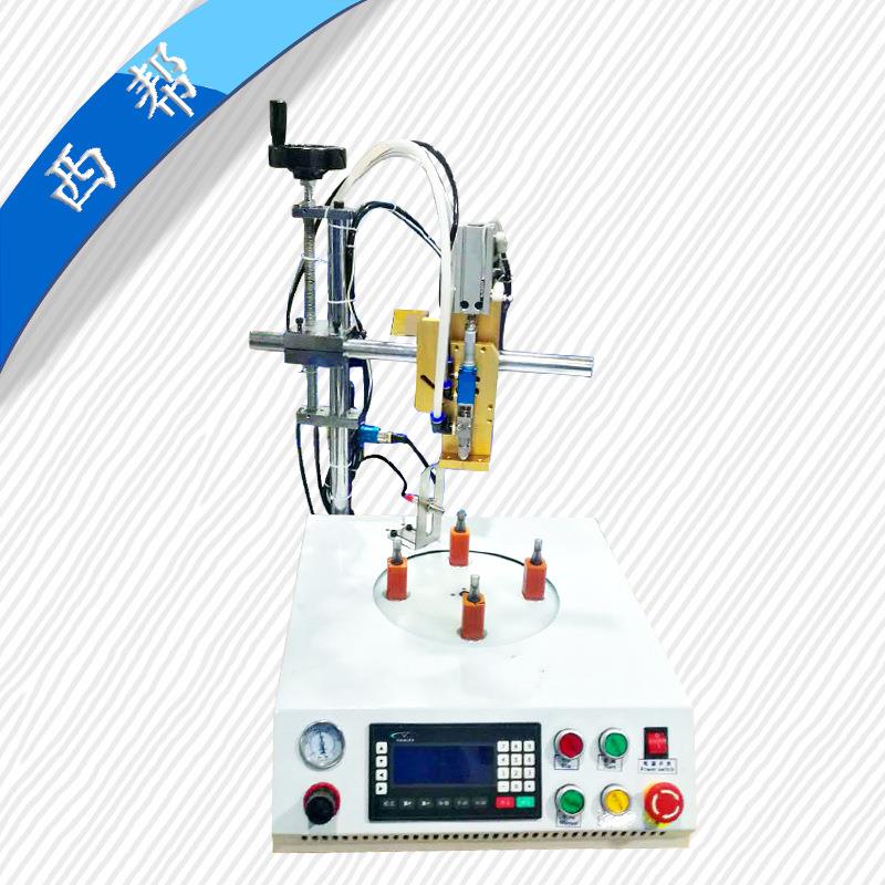 江苏常州圆形点胶机球灯泡转盘点胶机厂家直销旋转注油机