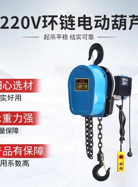 环链电动葫芦1吨2吨吨5吨220v手拉吊葫芦倒链小吊提升机起重机