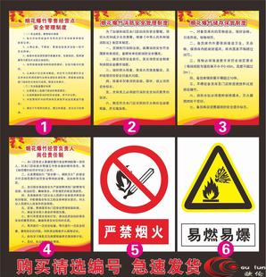 烟花爆竹安全管理制度禁止燃放烟花爆竹警示牌零售网点安全管理责任制店铺仓库储存消防安全条例标语墙贴定做