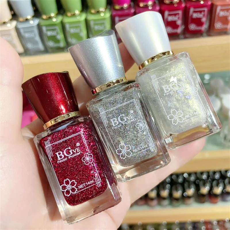 油性指甲油免烤微胶香味甲油持久快干裸色不可剥裸色爆闪指甲油