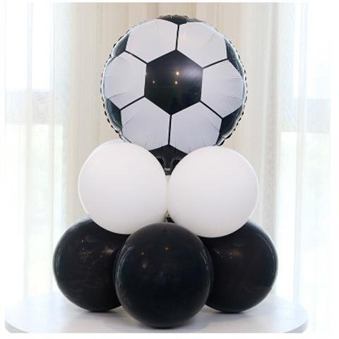 好货Green Football Soccer Party Balloons Boy Birthday Decora