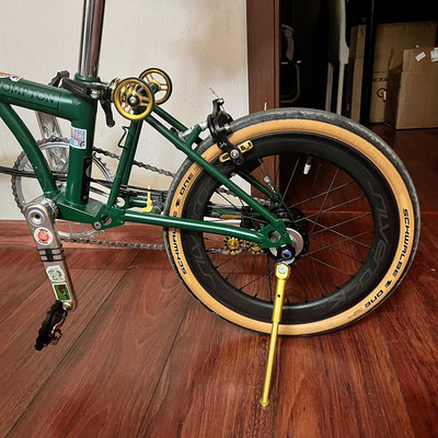 小布折叠自行车脚撑铝合金