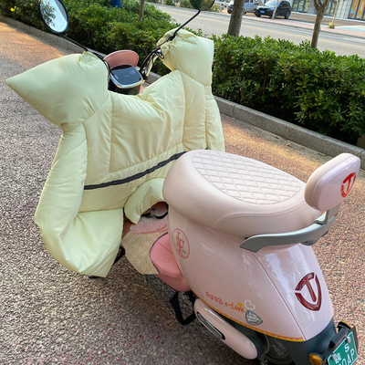 【骑行搭子！敲厚保暖挡风被】