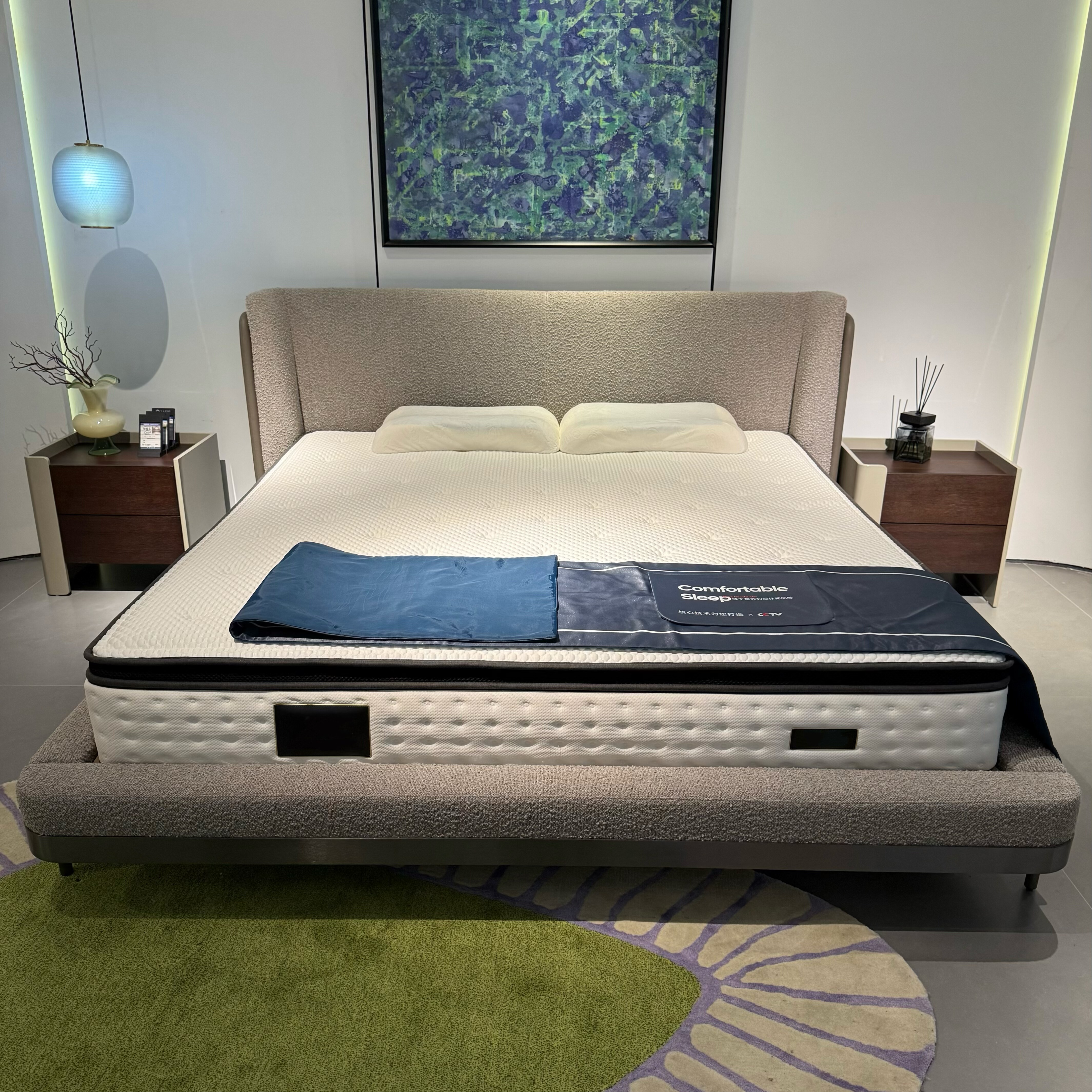 高定设计师主卧大耳朵百瑞床