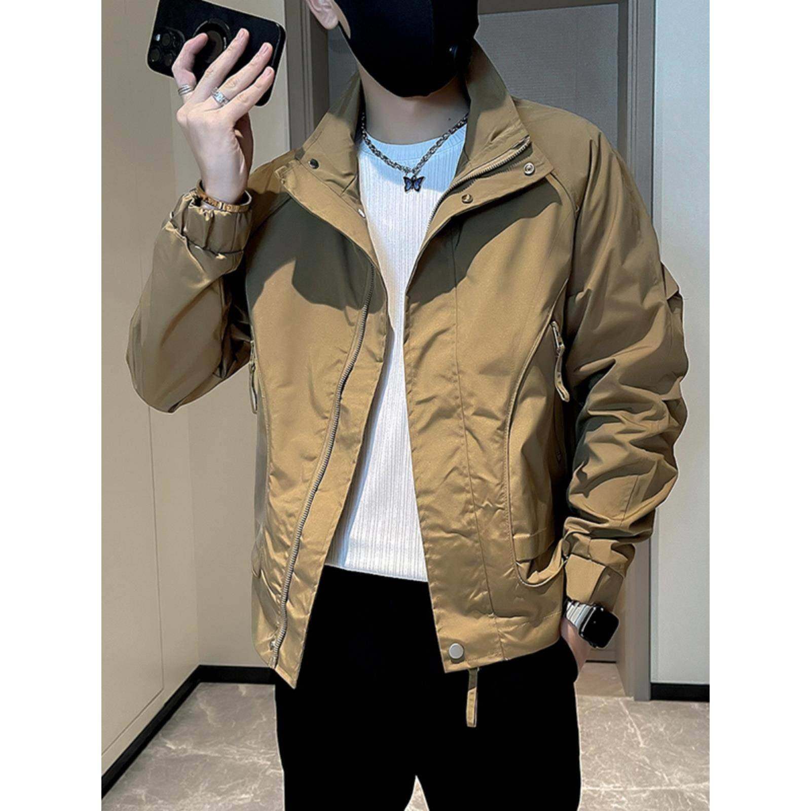 TWG男士外套新款2025年爆款男装潮流薄款痞帅春秋季休闲工装夹克