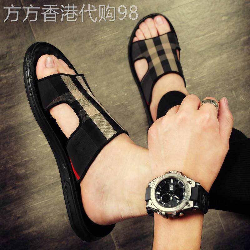 拖鞋男2026新款夏季外穿潮流运动沙滩凉鞋男士一字拖防滑耐磨凉拖