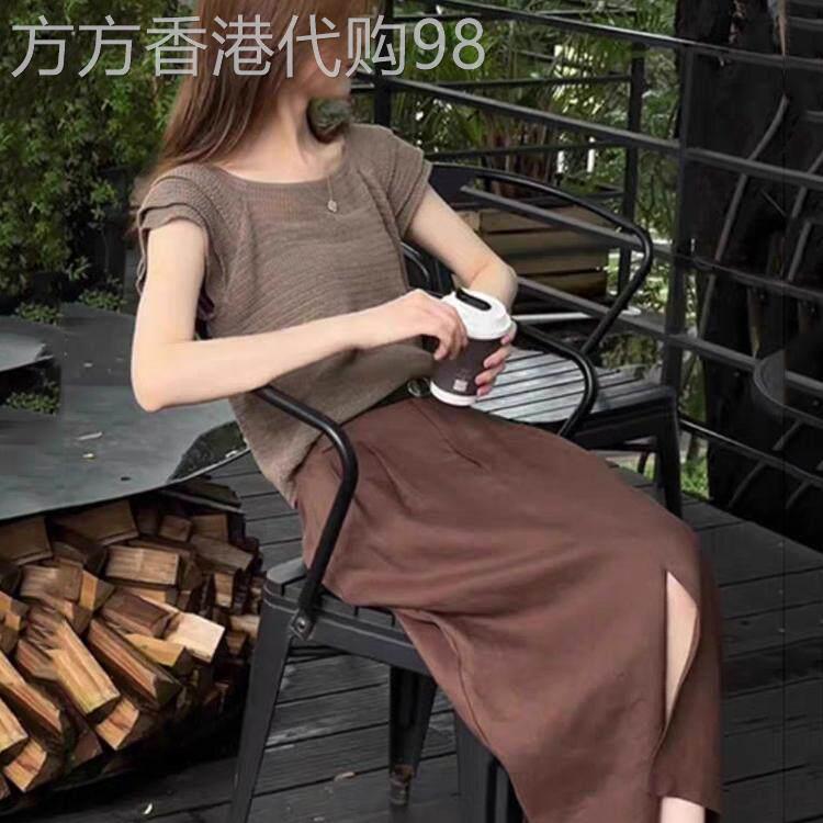 FAshi 通勤简约风两件套A字裙女夏季气质穿搭套装裙子流行新款