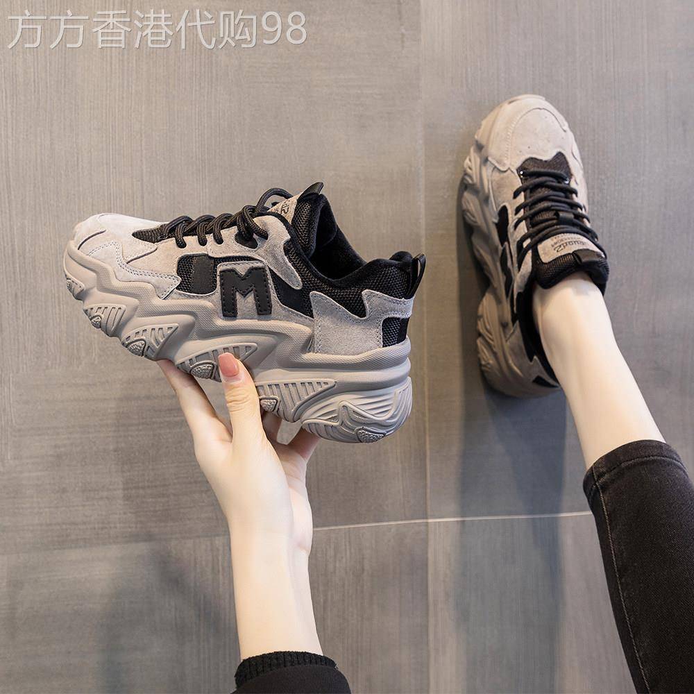 代购运动鞋女舒适轻便软底跑步夏季老爹鞋2026新款ins潮厚底休闲