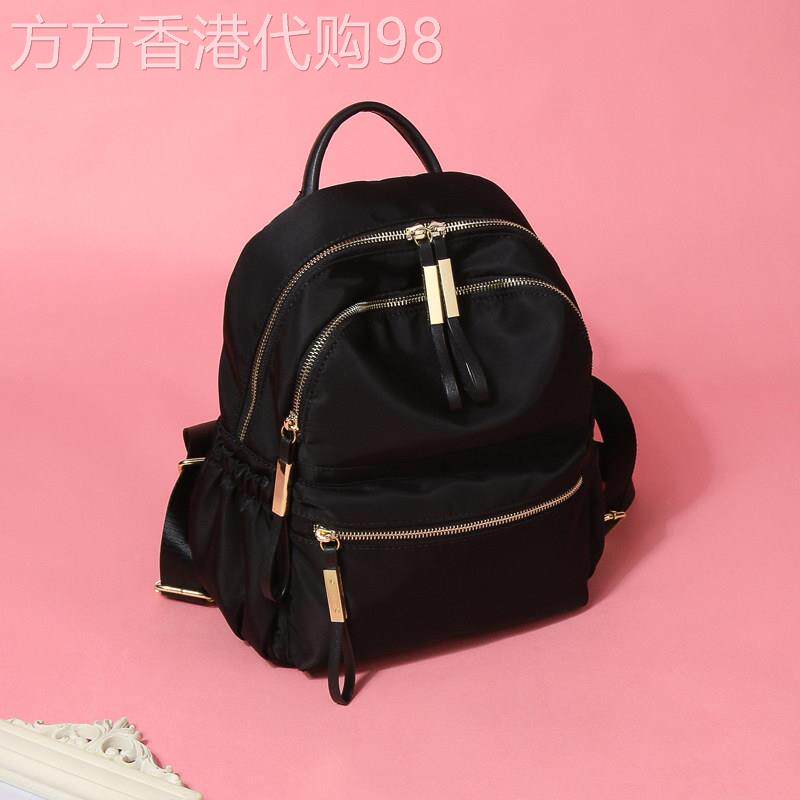 香港正品包牛津布双肩包女韩版百搭时尚尼龙背包年新款学生书包女