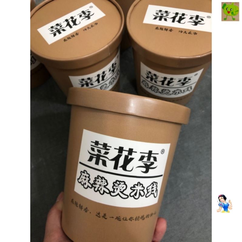 李格子小吃店菜花李菜花李冲泡型麻辣烫麻酱米线170g*6桶