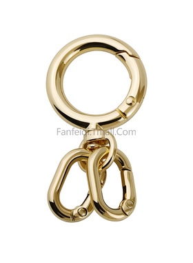 圆扣龙虾扣公仔diy玩偶挂扣包包挂链扣子钥匙扣饰品金属五金扣头