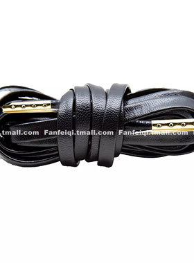 梵非奇鞋带PU皮适配AJ1小黑金AJ312小伦纳德空军AF1黑色银色白色