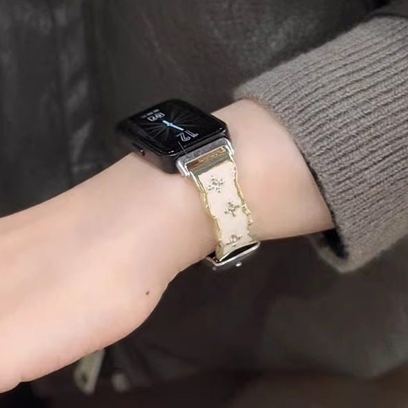 萱芊【星河拼鳄鱼纹】适用华为手环10表带9手表8荣耀10运动皮质7腕带新款watch九通用智能nfc女小香风高级感,智能设备,智能手表手环表带/腕带,淘宝优惠券,粉丝福利购,淘宝优惠卷