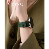 2皮新款 萱芊适用于华为GT6小圆尾小香风华为手表GT4GT3表带watch543pro女款 GT2手表带Fit3 智能荣耀4pro表带