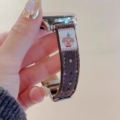 萱芊适用于GT6新款 华为GT5表带watch5pro女款 GT3手表带灯芯绒智能荣耀灯芯绒专用女gt2小香风gt4表带fit4pro