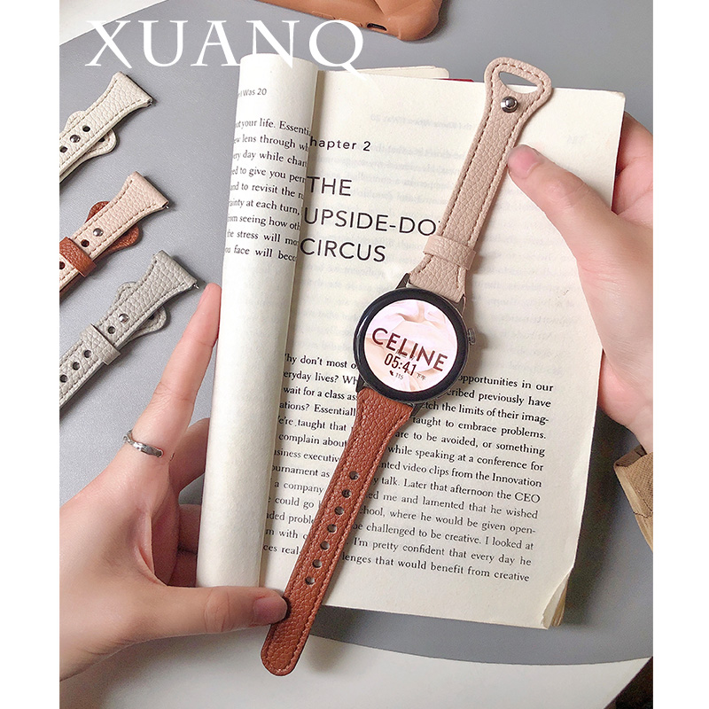 萱芊适用华为GT荔枝纹表带