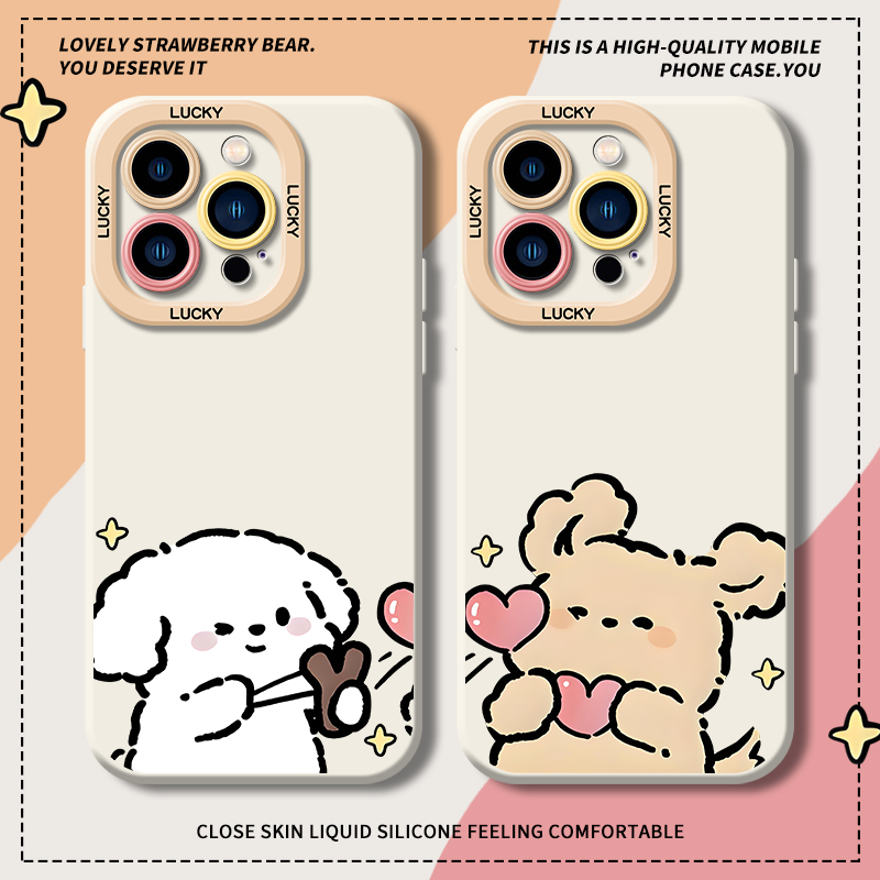 适用于苹果手机壳情侣可爱卡通