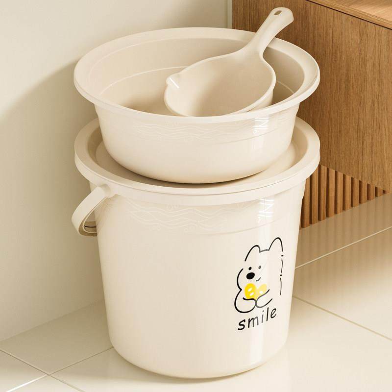 日本进口带盖子水桶脸盆大号手提学生宿舍用家用洗衣洗澡储水塑料,家庭/个人清洁工具,水桶,淘宝优惠券,粉丝福利购,淘宝优惠卷