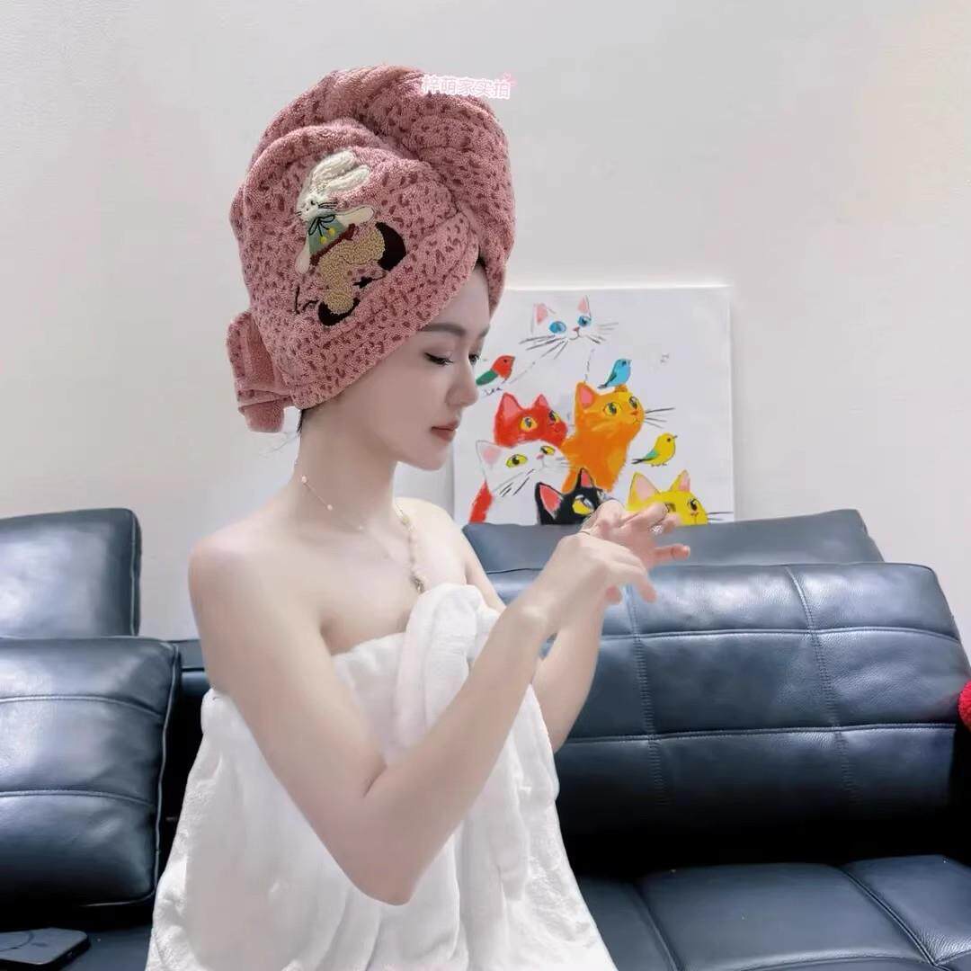 5【下单立减0】法式干发卡UUX通刺帽绣加大宽尾干绑带速吸水新工