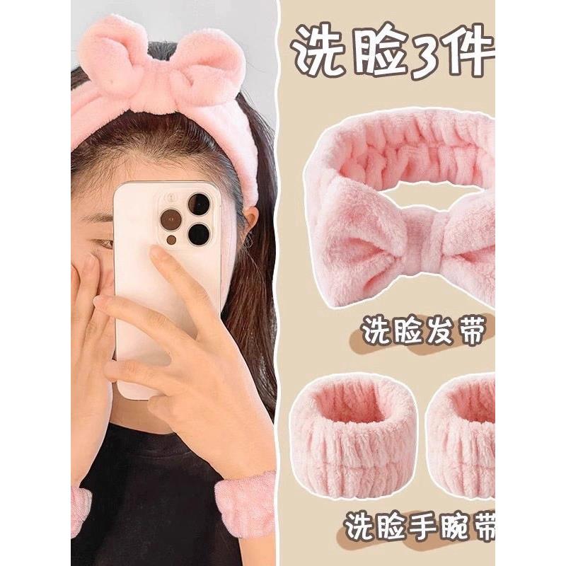 卡通可爱蝴蝶结洗脸专用化妆敷面膜束发带韩式蝴蝶结发带2026新款