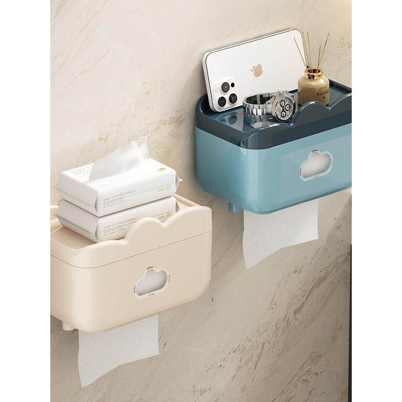 日本卫生间纸巾盒抽纸盒厕所纸巾盒免打孔卷纸盒防水厕纸盒纸巾架,收纳整理,纸巾盒,淘宝优惠券,粉丝福利购,淘宝优惠卷