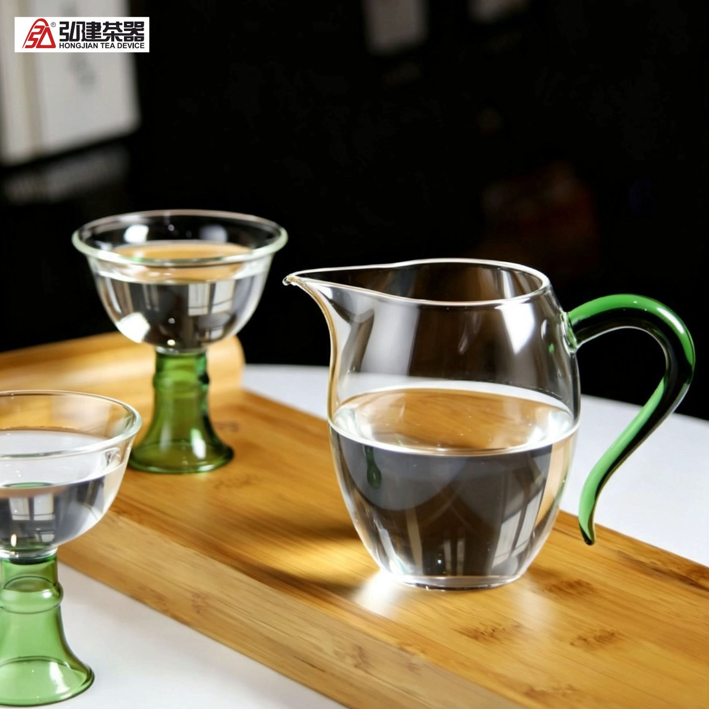 弘建茶器玻璃公道杯分茶器耐热