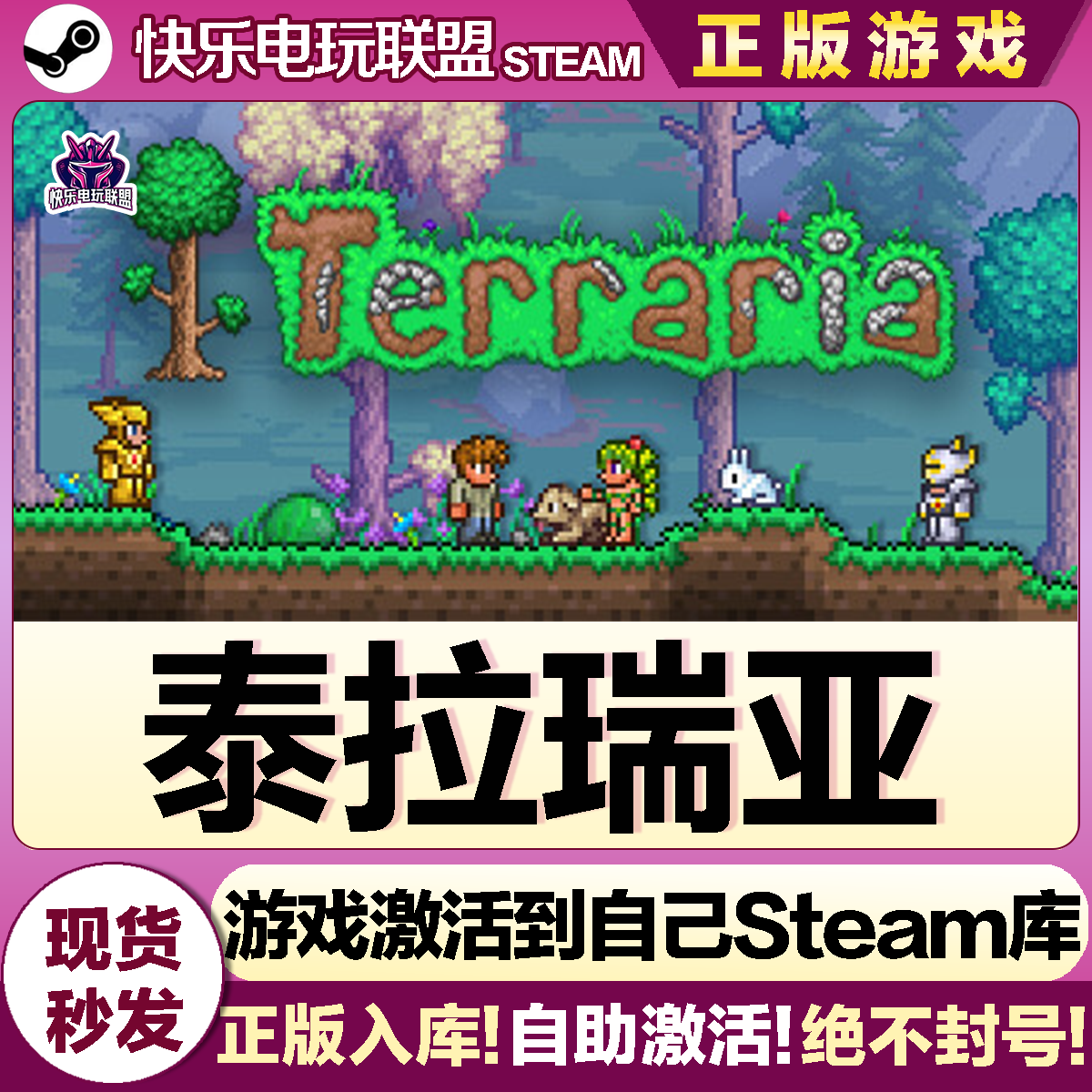 Steam正版泰拉瑞亚激活码全DLC