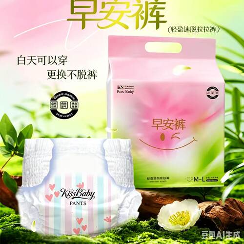 【KissBaby早安裤】成人纸尿裤轻盈速脱白天可穿男女适用
