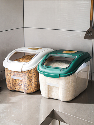 家用装米桶防潮防虫密封桶大米杂粮面粉收纳罐小型厨房收纳装米缸