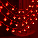 小红灯笼彩灯闪灯过年气氛灯串led春节氛围挂饰2026新年装 饰串灯