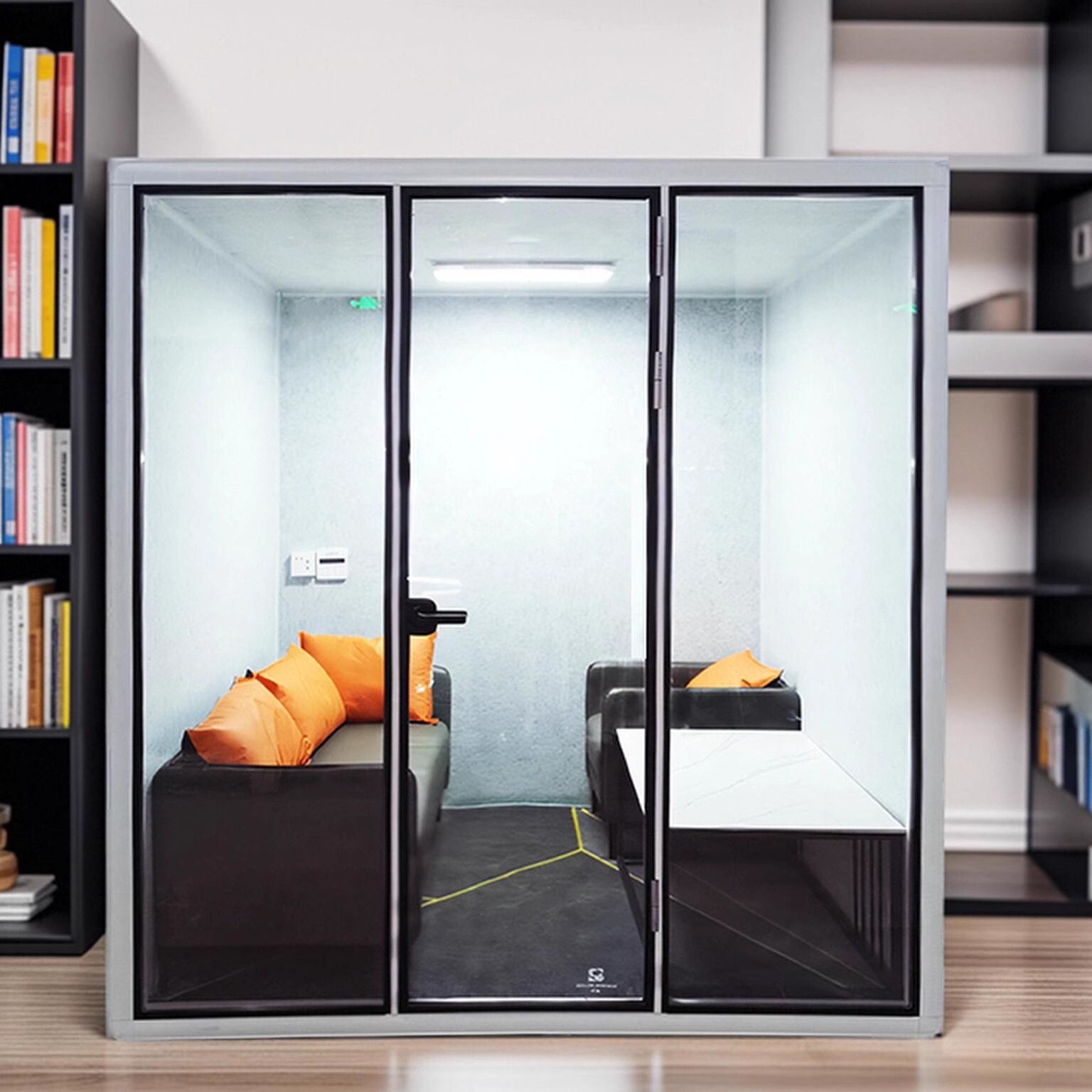 家用可移动隔音房定制静音仓电话亭隔音舱可拆卸组装式会客办公室