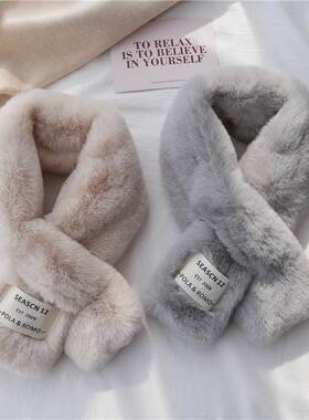 Scarf for women's to keep warm in winter, small scarf围巾