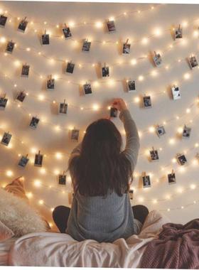 1/2/5/10m Photo Clip LED String Lights New Year Christmas