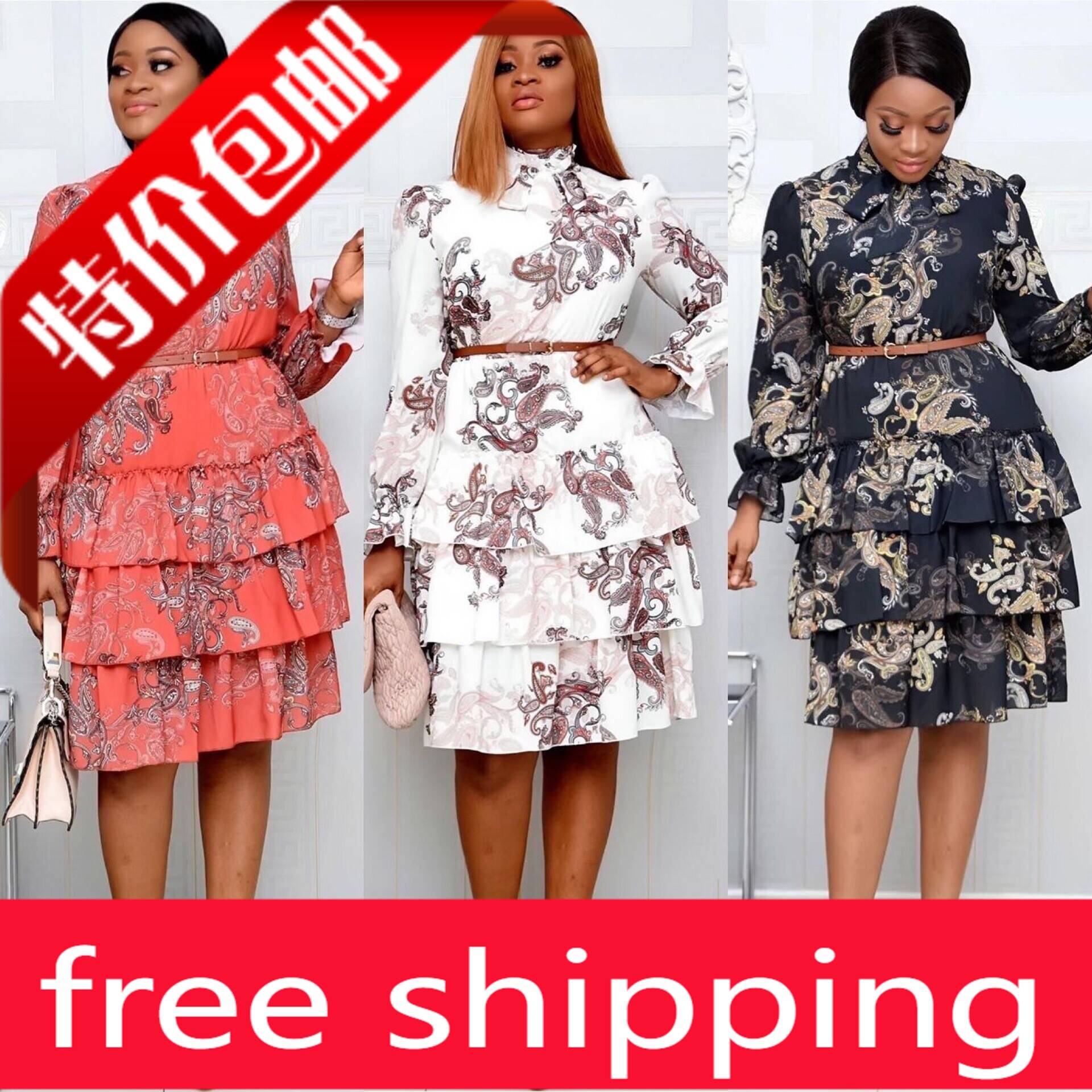 African Turkish Clothing Latest Female Dress women's dre
